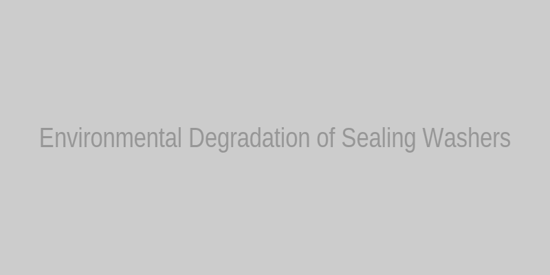 Environmental Degradation of Sealing Washers