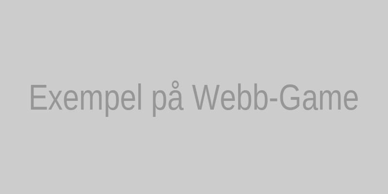 Exempel på webb-baserat spel