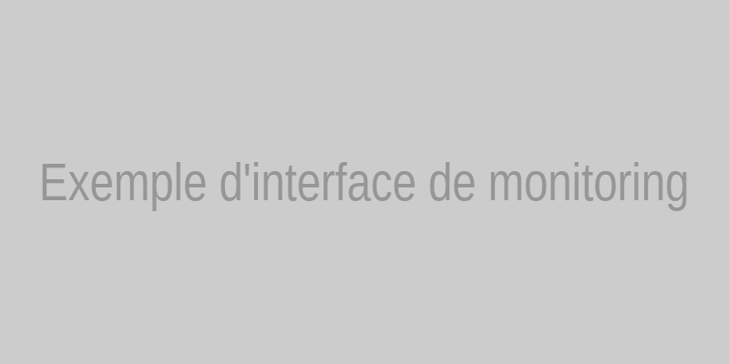 Interface de monitoring