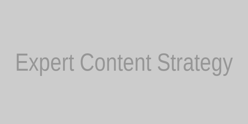 Expert Content Strategy