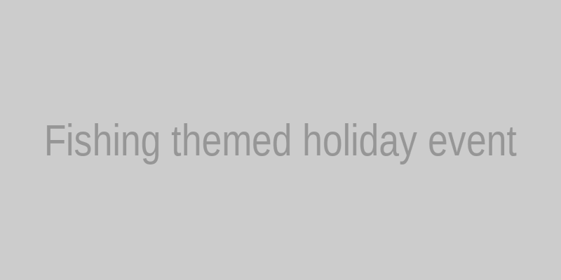 Fishing-themed holiday activity