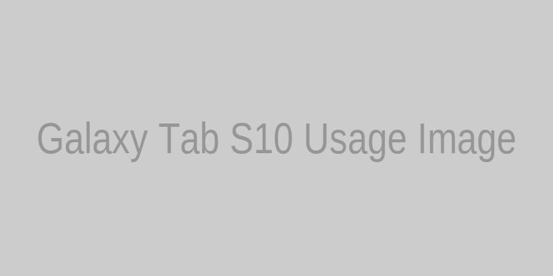 갤럭시탭 S10 사용 이미지