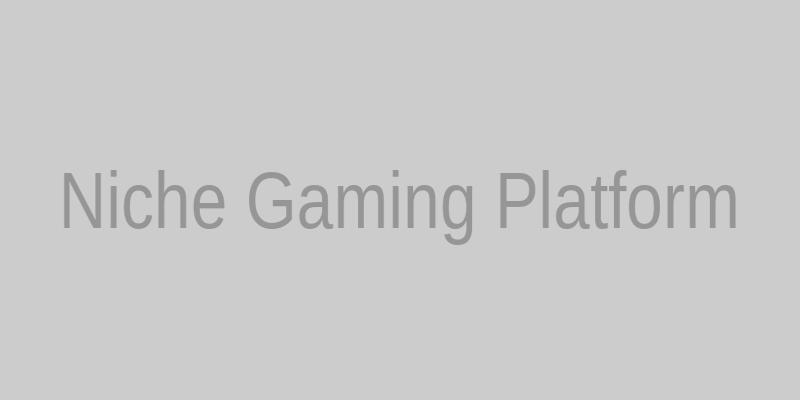 Niche Gaming Platform Interface