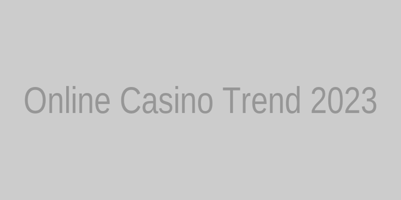 Grafik zum Online-Glücksspieltrend 2023