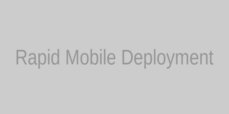 Illustration of Rapid Mobile Deployment