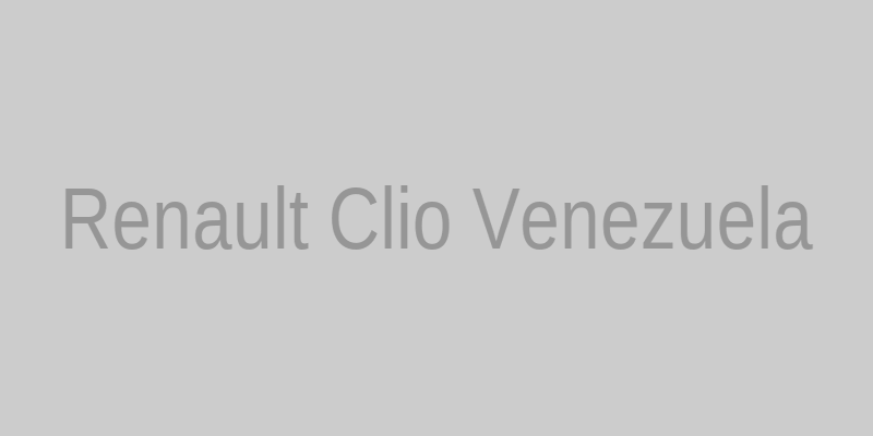 Renault Clio hatchback en calles de Venezuela