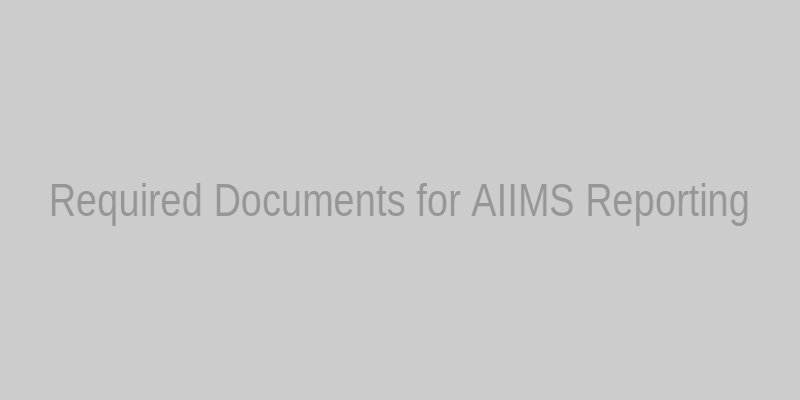 Document Checklist