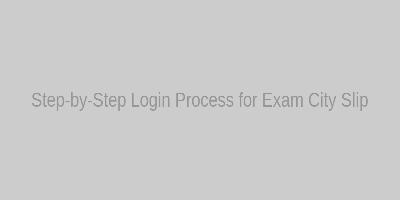 RSMSSB LDC Login Process Flowchart