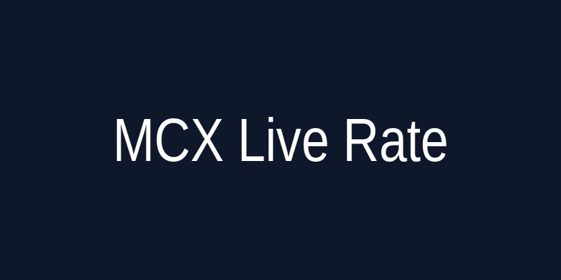 Commodity Live Rate