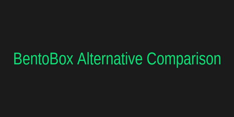 BentoBox Alternative Cost Comparison