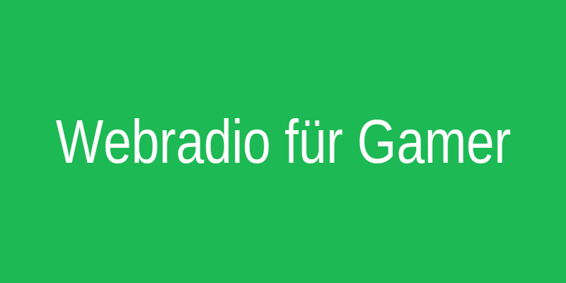 Webradio für Gamer mit Musik für Gaming-Sessions, Lo-Fi, Electro und Synthwave