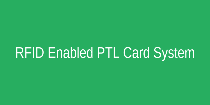 نمای کارت هوشمند PTL با فناوری RFID