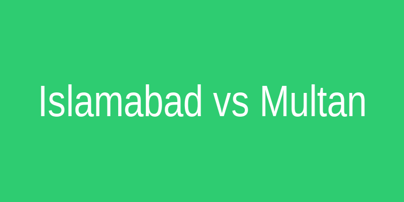 Islamabad vs Multan Cricket Match