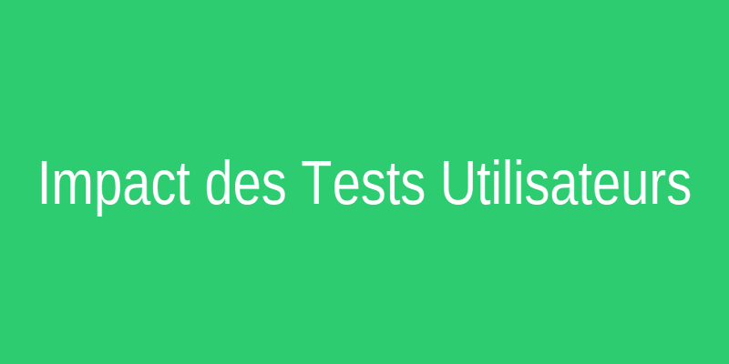 Graphique : Impact des tests utilisateurs sur l'adoption