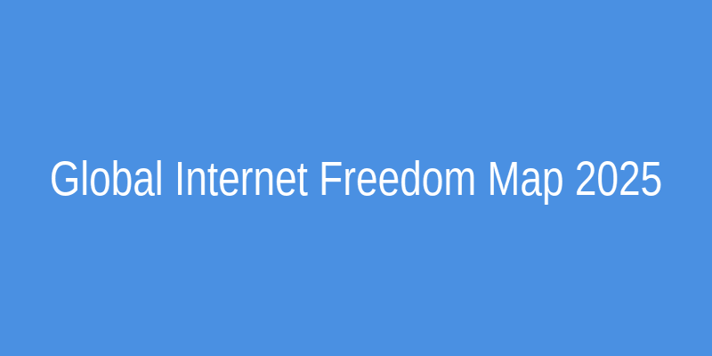Conceptual map of global internet freedom scores