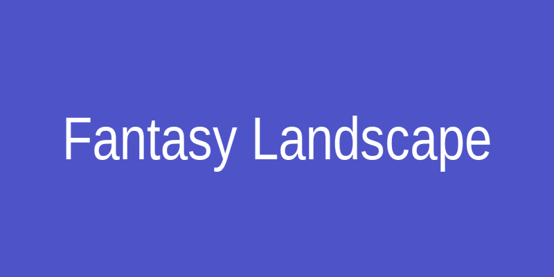 Fantasy Landscape with Mountains - AI Generated Image
