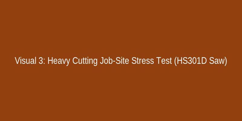AERDU Battery Power Tool Job Site Cutting Test