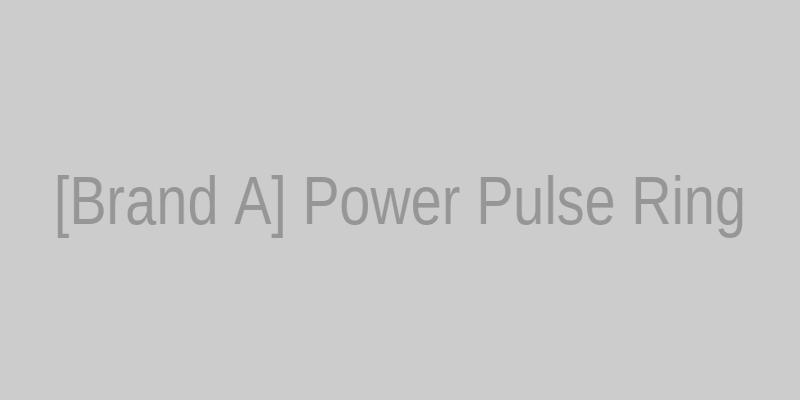 [Brand A] Power Pulse Ring in a sleek, modern setting.