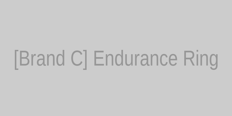 [Brand C] 'Endurance' Extended Wear Ring emphasizing its discreet design.