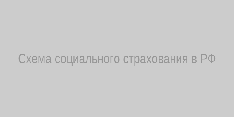 Схема системы социального страхования в РФ
