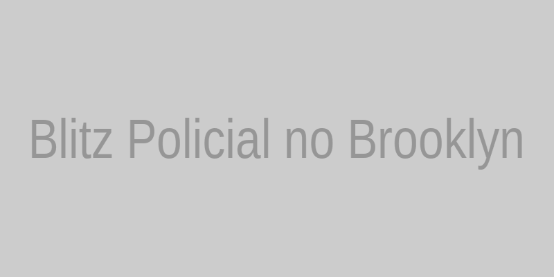 Imagem ilustrativa de uma blitz policial no Brooklyn