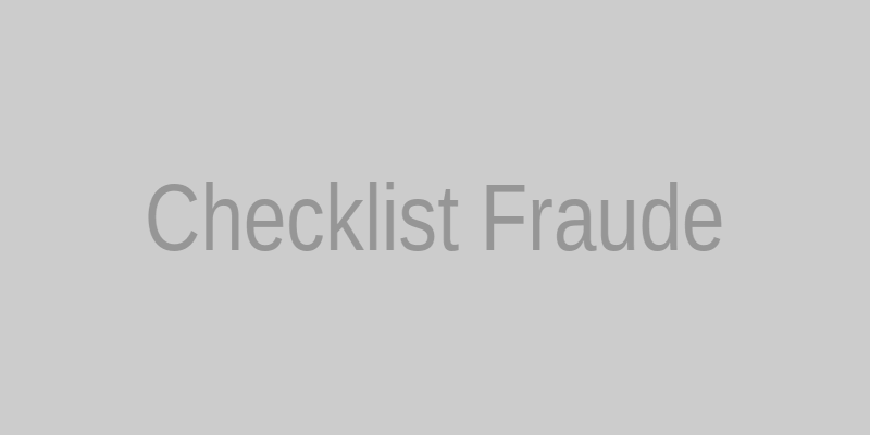 Checklist: O que fazer em caso de fraude