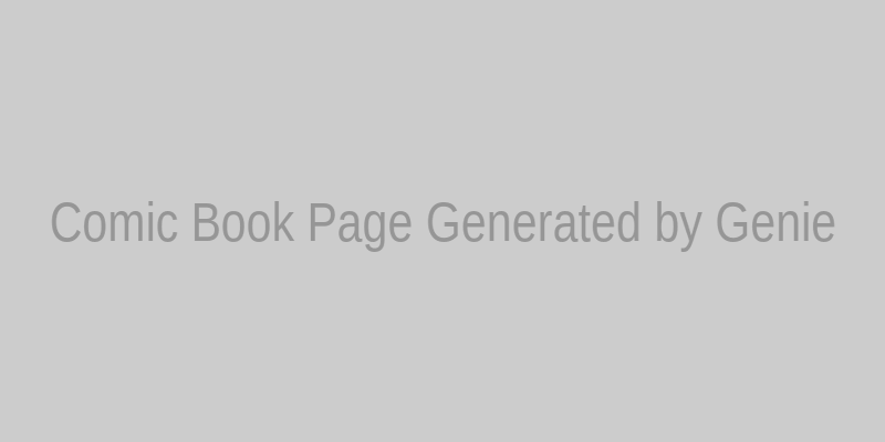 Comic Book Page Generated by Genie