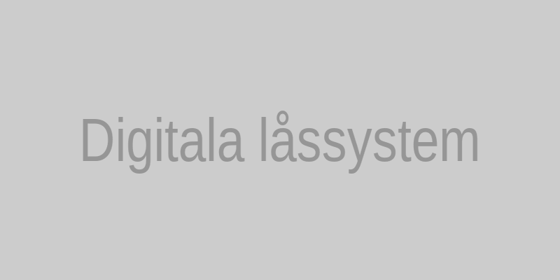 Digitala låssystem diagram