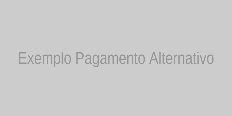 Tela de pagamento alternativo
