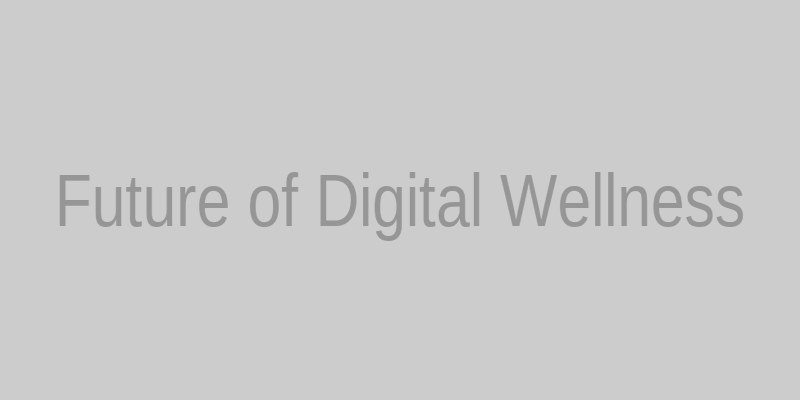 Futuristic digital wellness interface