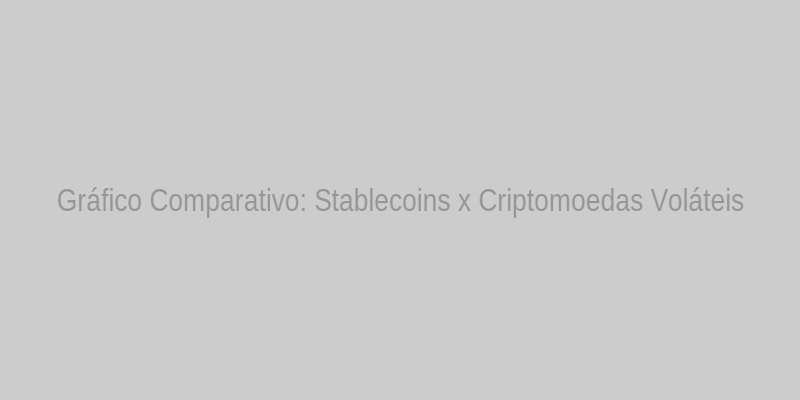 Stablecoins vs. Criptomoedas Voláteis