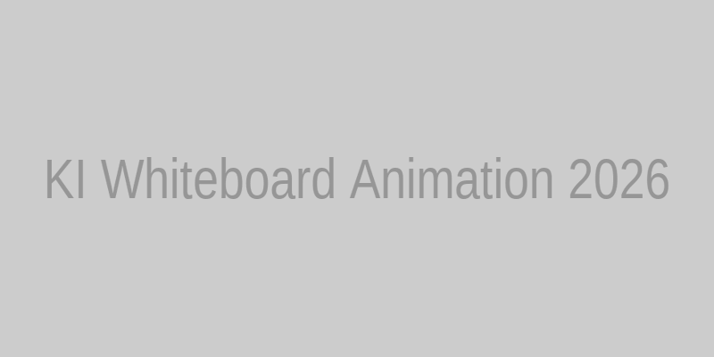 KI generierte Whiteboard-Animation aus einem AI Video Generator 2026