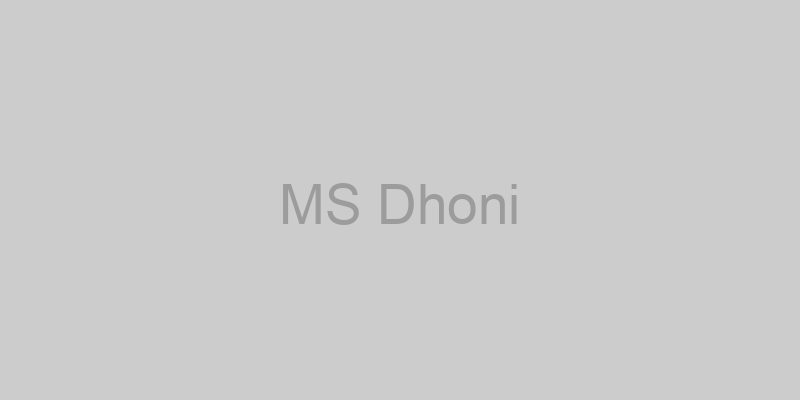 MS Dhoni