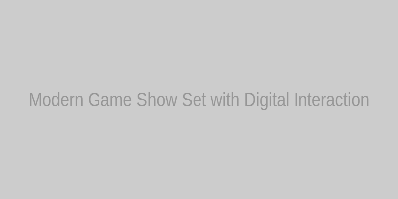 Modern game show with digital interaction