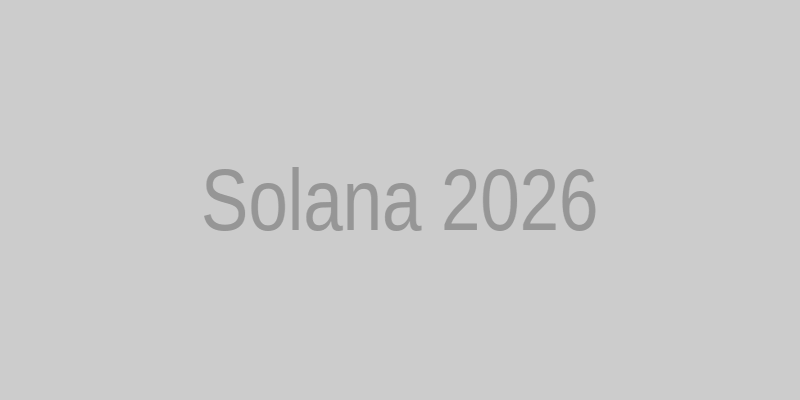 Solana 2026