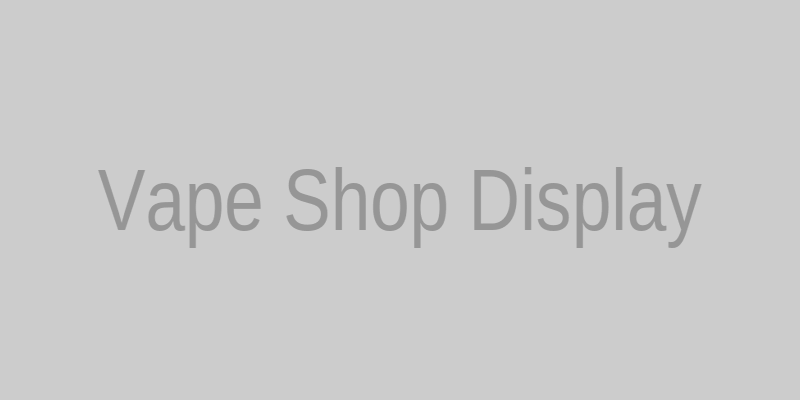 Image: A Modern Vape Shop Display