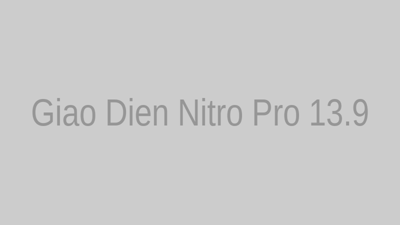 Tải Nitro Pro 13.9