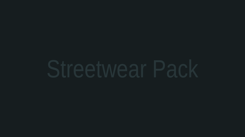 Custom Clothing Pack - Streetwear
