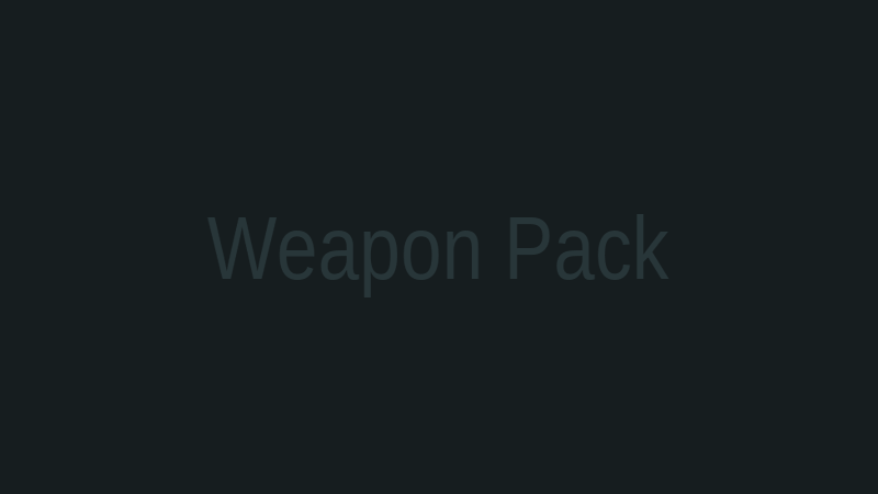 Weapon Pack - Modern Arsenal