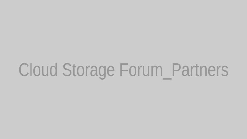 Cloud Storage Forum_Partners