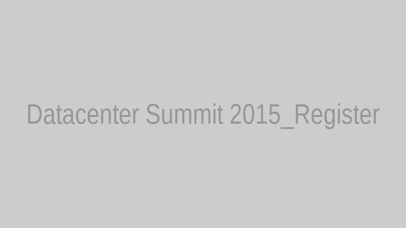 Datacenter Summit 2015_Register