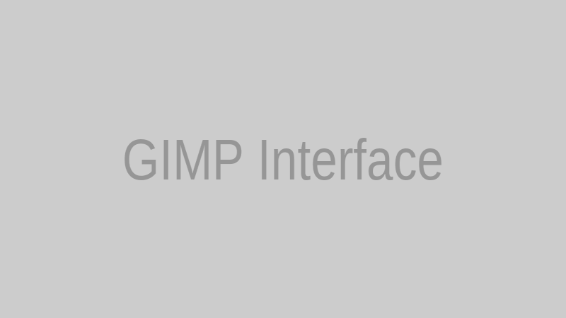 GIMP 主界面截图