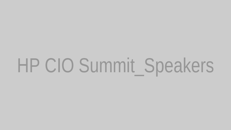 HP CIO Summit_Speakers