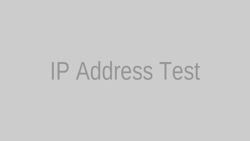 IP Address Test