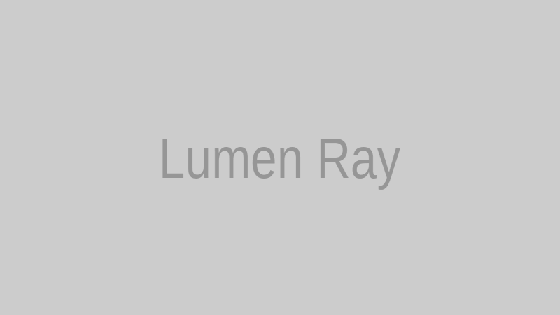 Lumen Ray under dramatic neon and holographic lighting