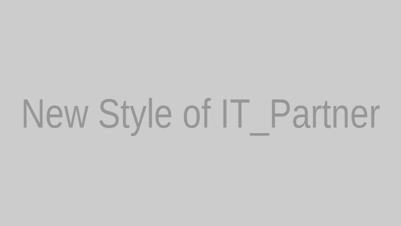 New Style of IT_Partner