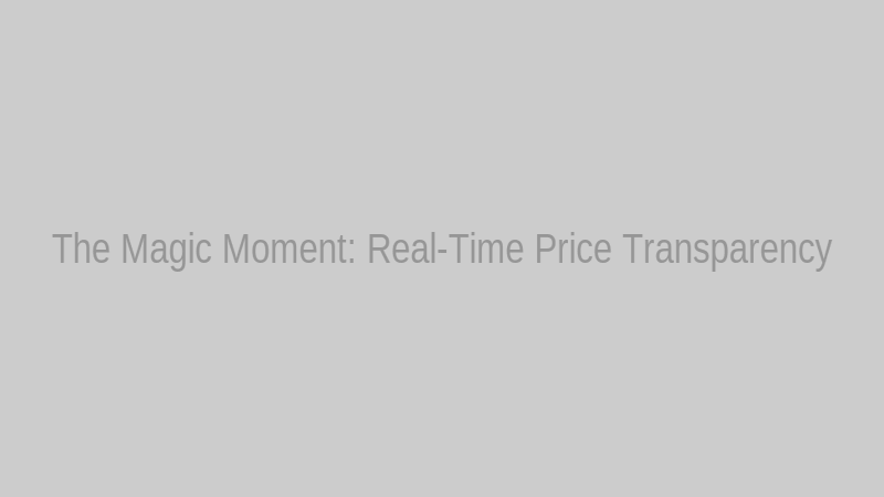 Real-Time Pricing Display on Aura Clean