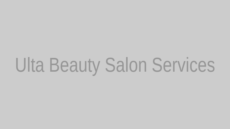 ulta beauty — professional salon services in store