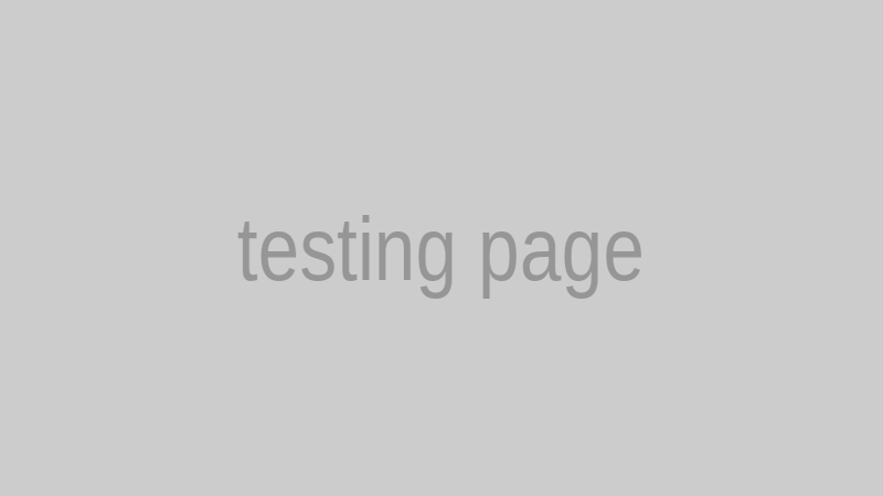 testing page