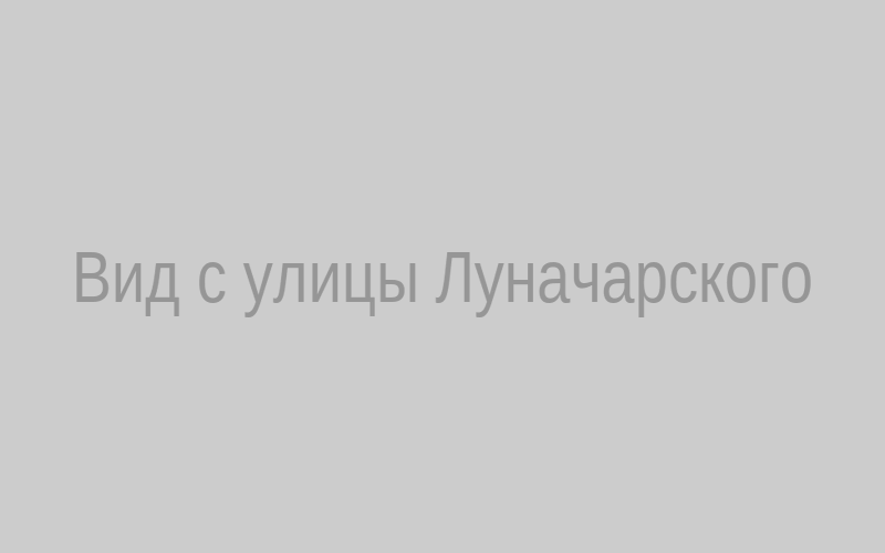 Вид с улицы Луначарского